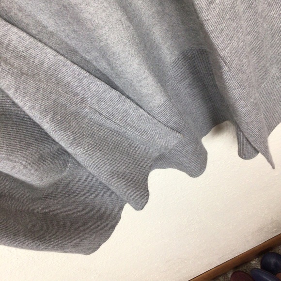 Joan Vass grey long duster/knit jacket in M - Picture 7 of 13